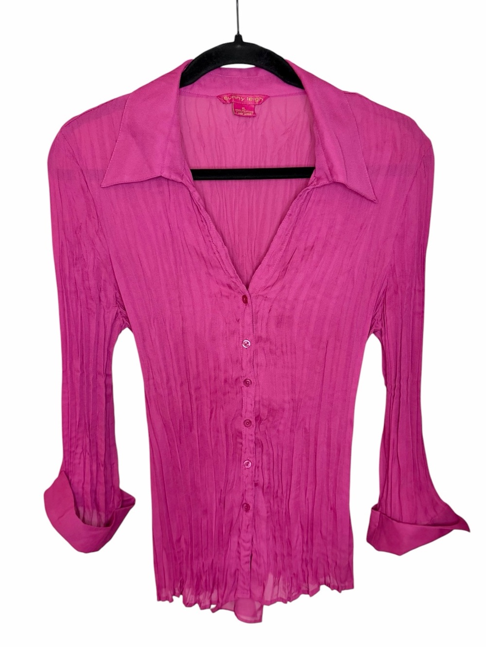 Sunny Leigh Crinkle Blouse - Size XL
